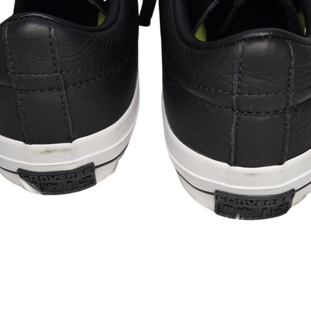 Converse One Star Leather low-top sneakers Black size 10 - Picture 6 of 7